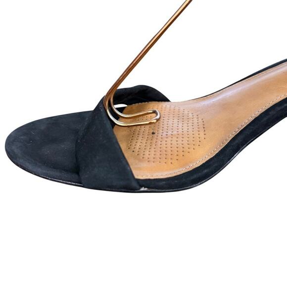 Corso Como Ankle Strap Chunky Block Heels Open Toe Leather Shoes Womens sz 11 - Picture 6 of 16